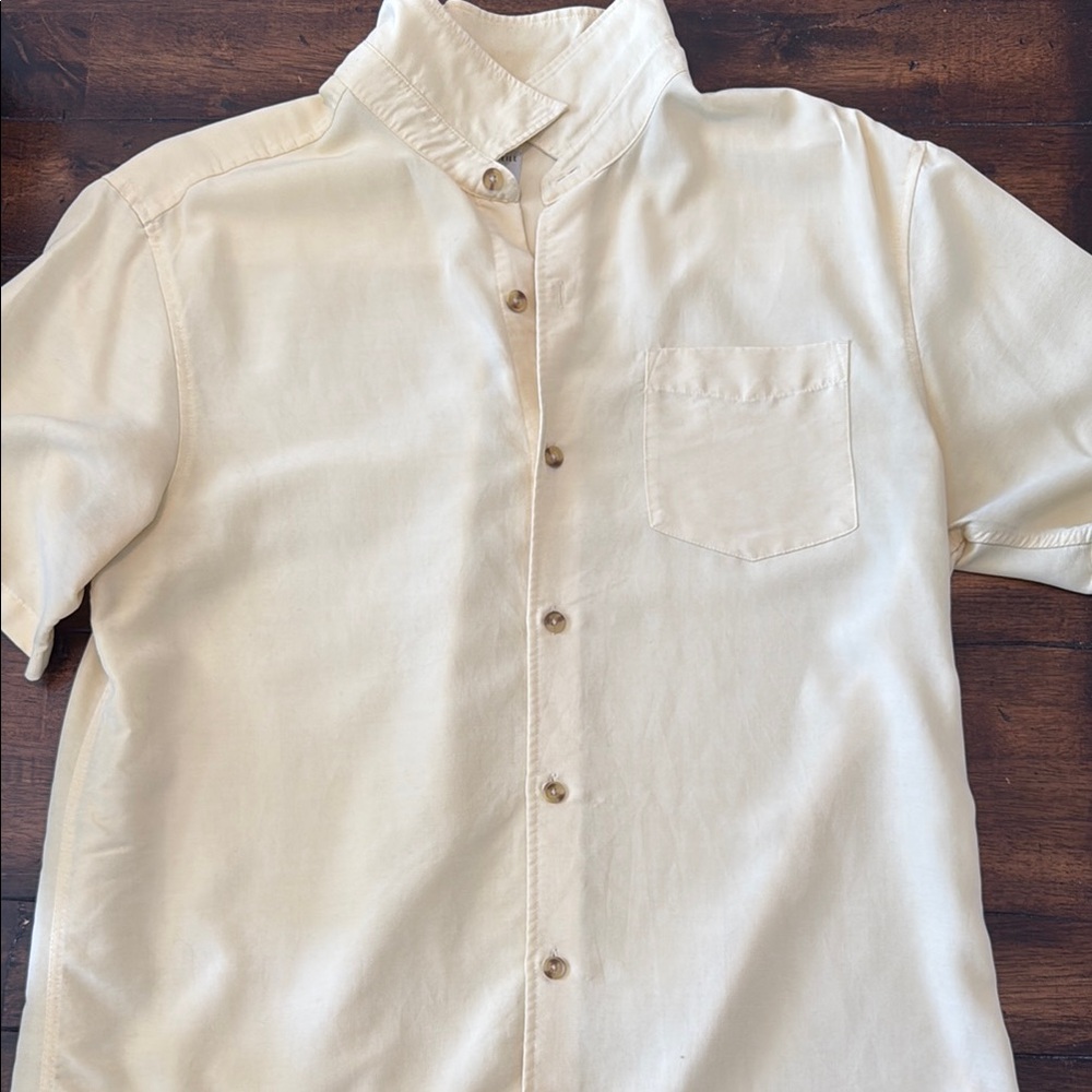 O'Neill Cream Casual Button Down Shirt Summer Essential
